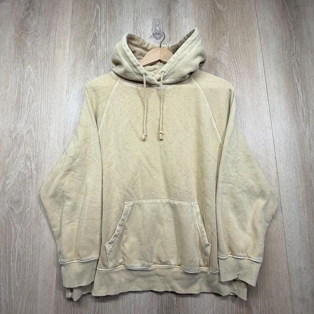Old-navy Women's Cream and Tan Hoodie